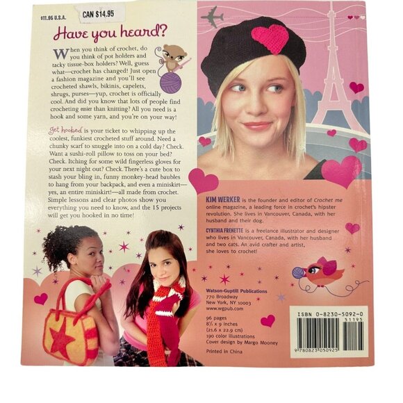 Get Hooked by Kim Werker Simples Steps to Crochet Cool Stuff Paperback Book - Picture 2 of 9